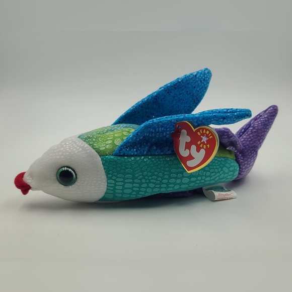 Ty Beanie Baby  "Propeller" The Colorful & Cute Fish - Picture 2 of 4